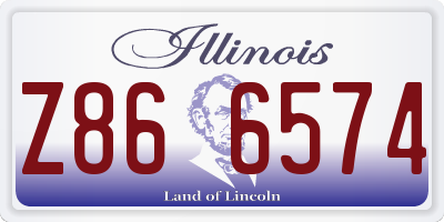 IL license plate Z866574