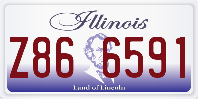 IL license plate Z866591