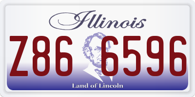IL license plate Z866596
