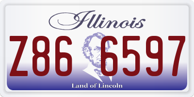 IL license plate Z866597
