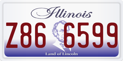 IL license plate Z866599