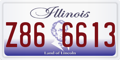 IL license plate Z866613