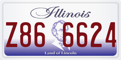 IL license plate Z866624