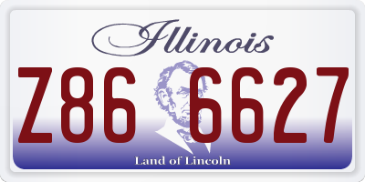 IL license plate Z866627