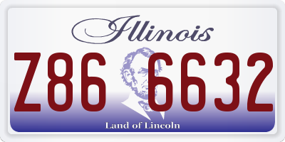 IL license plate Z866632