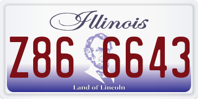 IL license plate Z866643