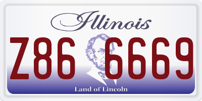 IL license plate Z866669