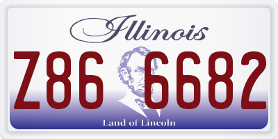 IL license plate Z866682