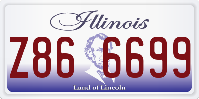 IL license plate Z866699