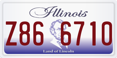 IL license plate Z866710