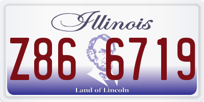 IL license plate Z866719