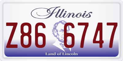 IL license plate Z866747