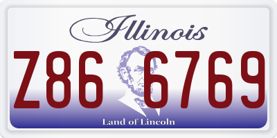 IL license plate Z866769