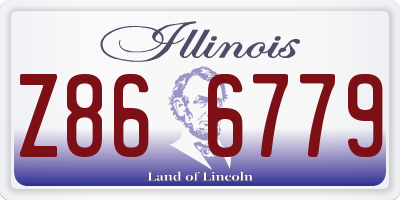 IL license plate Z866779