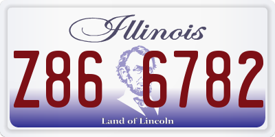 IL license plate Z866782