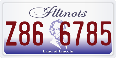 IL license plate Z866785