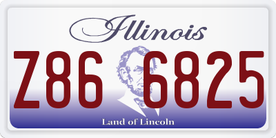 IL license plate Z866825