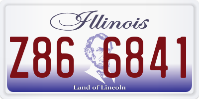 IL license plate Z866841