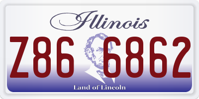 IL license plate Z866862