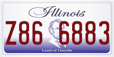 IL license plate Z866883