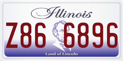 IL license plate Z866896