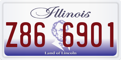 IL license plate Z866901