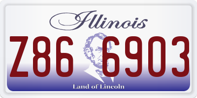 IL license plate Z866903