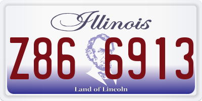 IL license plate Z866913