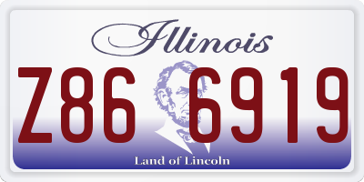 IL license plate Z866919