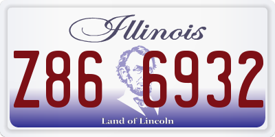 IL license plate Z866932