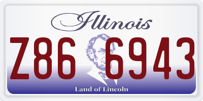 IL license plate Z866943
