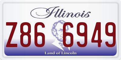 IL license plate Z866949