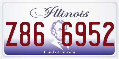 IL license plate Z866952