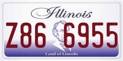 IL license plate Z866955