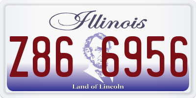IL license plate Z866956