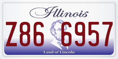 IL license plate Z866957