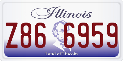 IL license plate Z866959