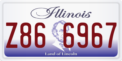 IL license plate Z866967