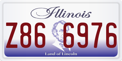IL license plate Z866976