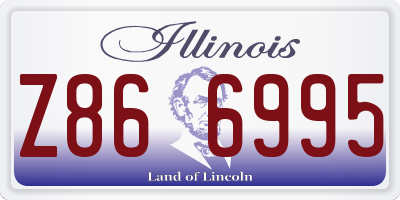 IL license plate Z866995