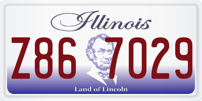 IL license plate Z867029