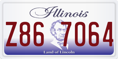 IL license plate Z867064