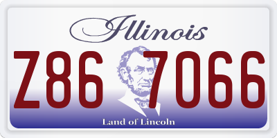 IL license plate Z867066