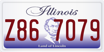 IL license plate Z867079