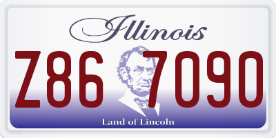 IL license plate Z867090