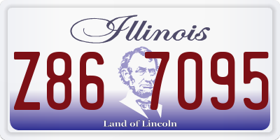 IL license plate Z867095