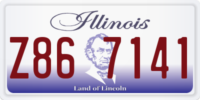 IL license plate Z867141