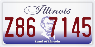 IL license plate Z867145