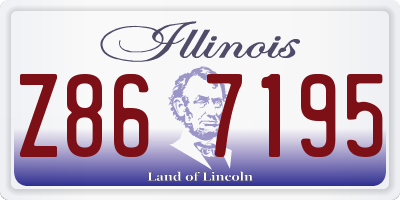 IL license plate Z867195