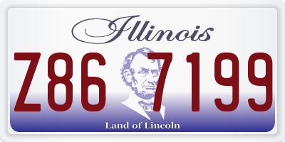 IL license plate Z867199